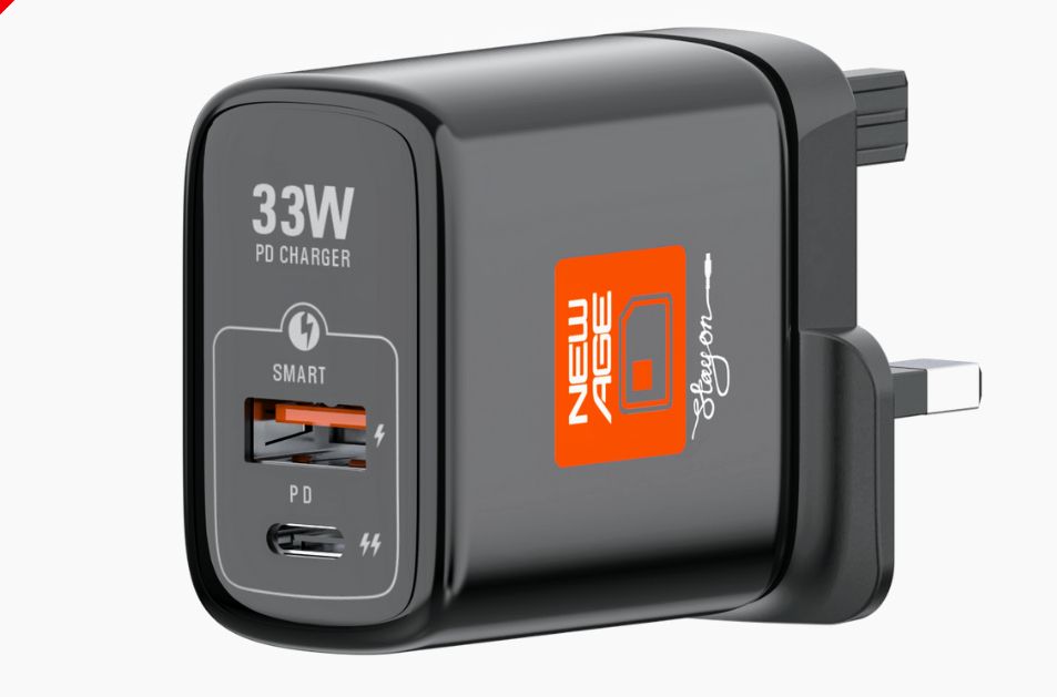 Jazzy PD (33W) USB-C & USB-A Output Super Fast Phone Charger