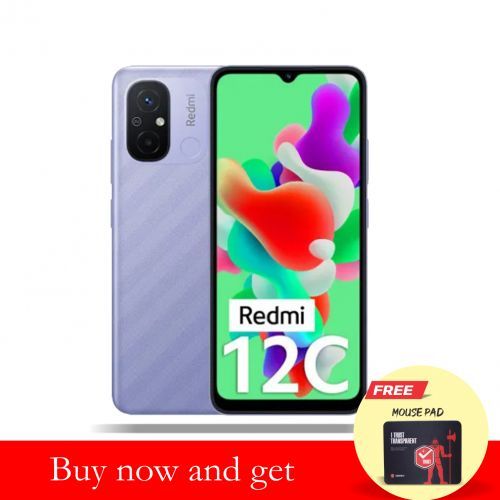 Redmi 12C, (Free Mouse Pad) 64GB RAM, 3GB ROM GRAY