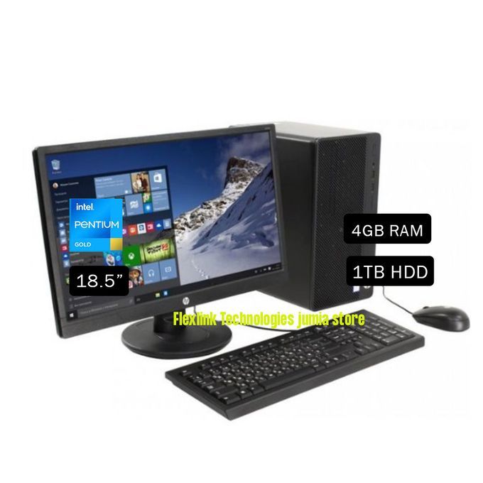 290G4 MT INTEL PENTIUM GOLD 4.0GHZ,4GB RAM,1TB HDD,18.5 