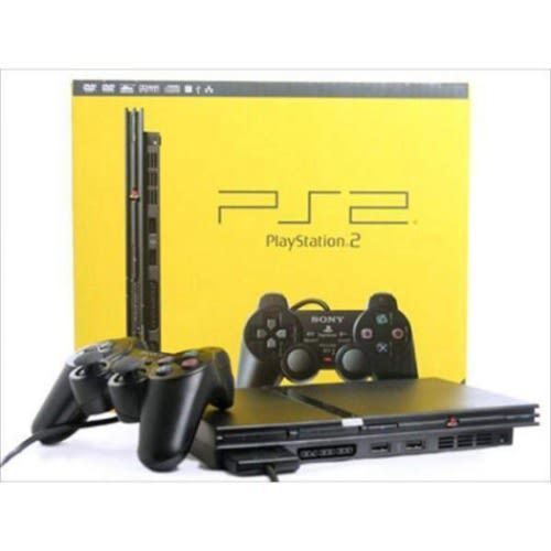 PS2 Slim Console+2 Pads With 8GB Memory And 15 Games