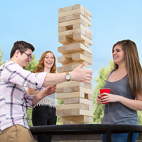 Extra Large New Jenga Block Game For Kids & Adults