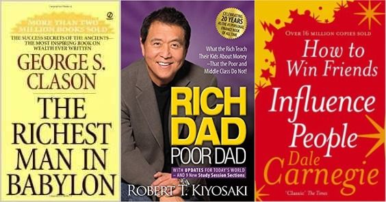 How To Win Friends And Influence People + The Richest Man In Babylon + Rich Dad, Poor Dad