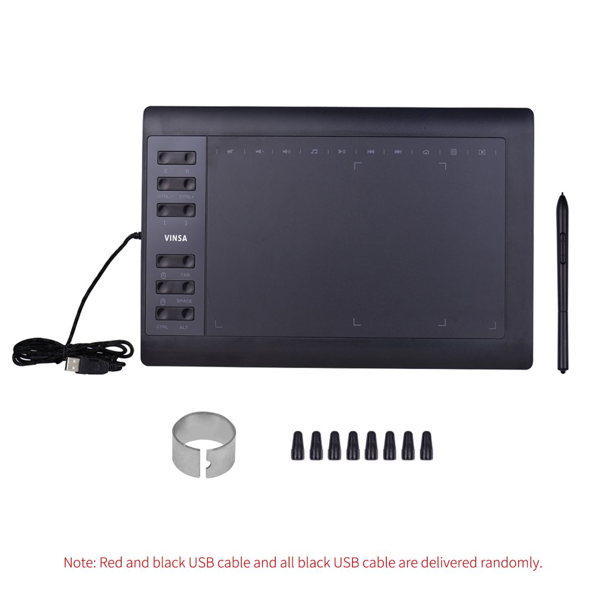 10x6 Inch Professional Graphic Drawing Tablet 12 Express