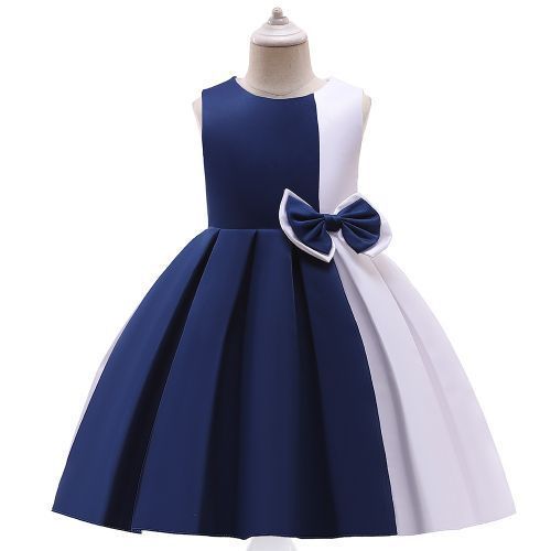 Girls Children Kids Sleeveless Dinner Party Princess Dress Ball Gown