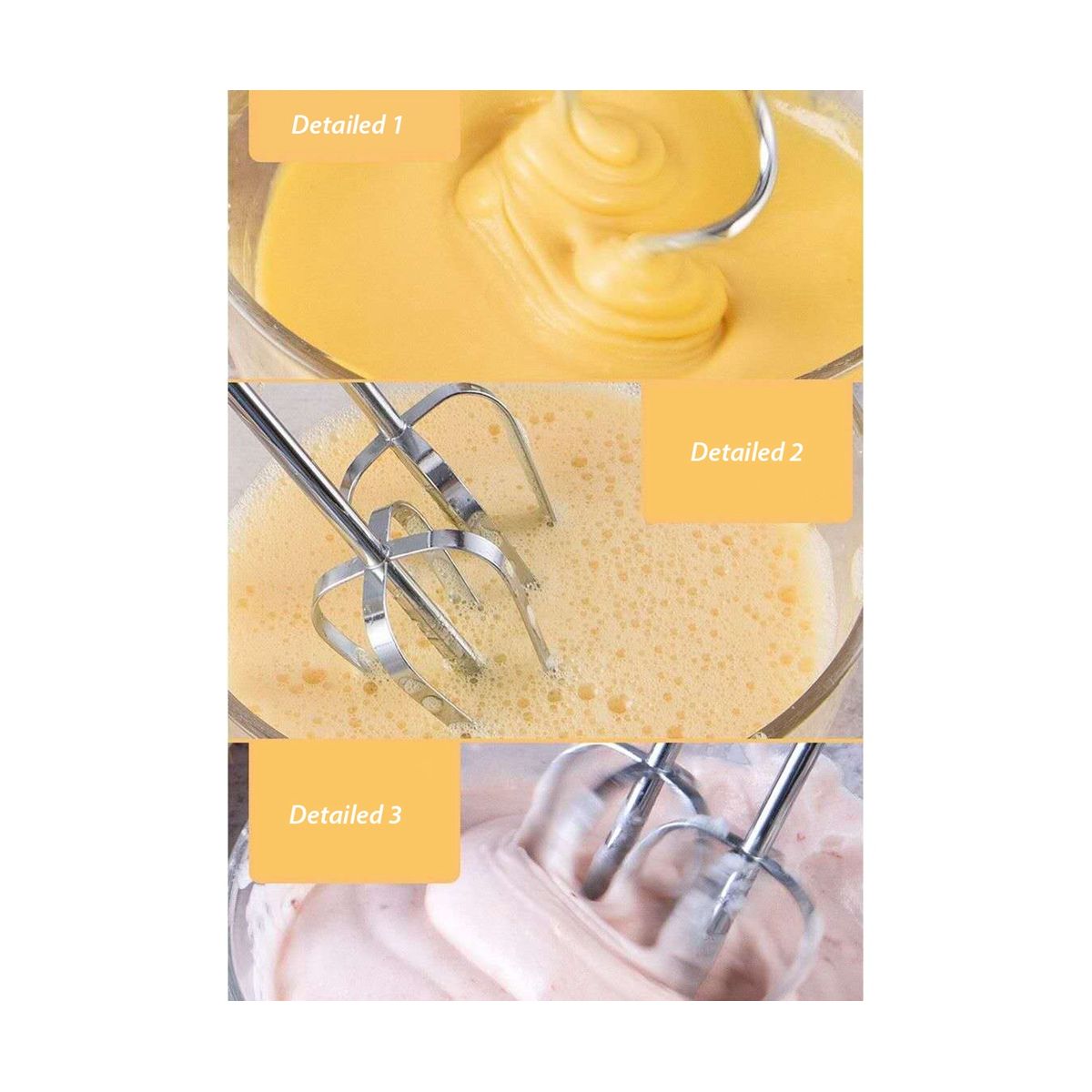 Stand Food Mixers Electric Food Blender Desktop Egg Whisk Cream Cake Dough Kneader Milk Frother EU Plug