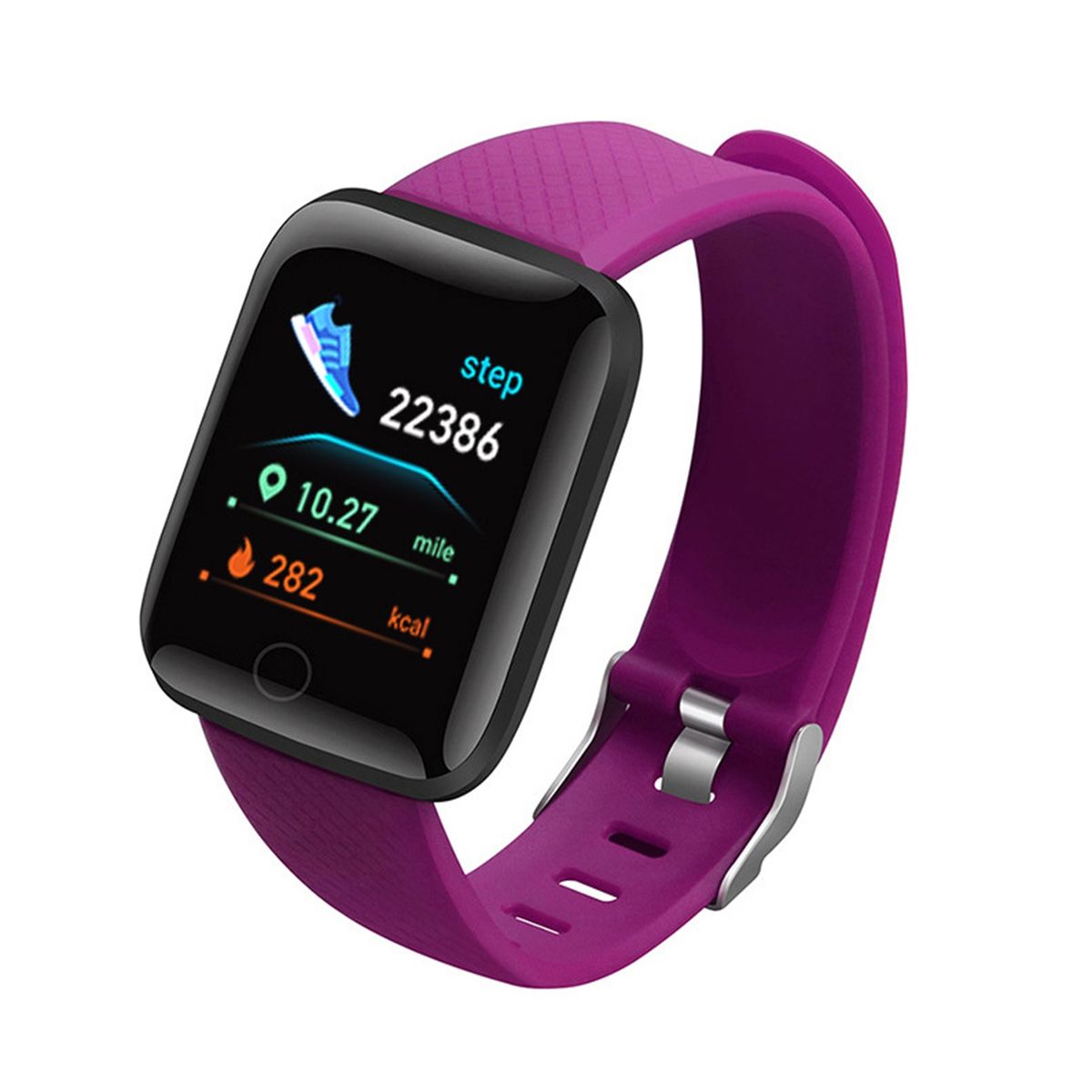 116plus Sport Bracelet Waterproof Health Monitoring-Purple