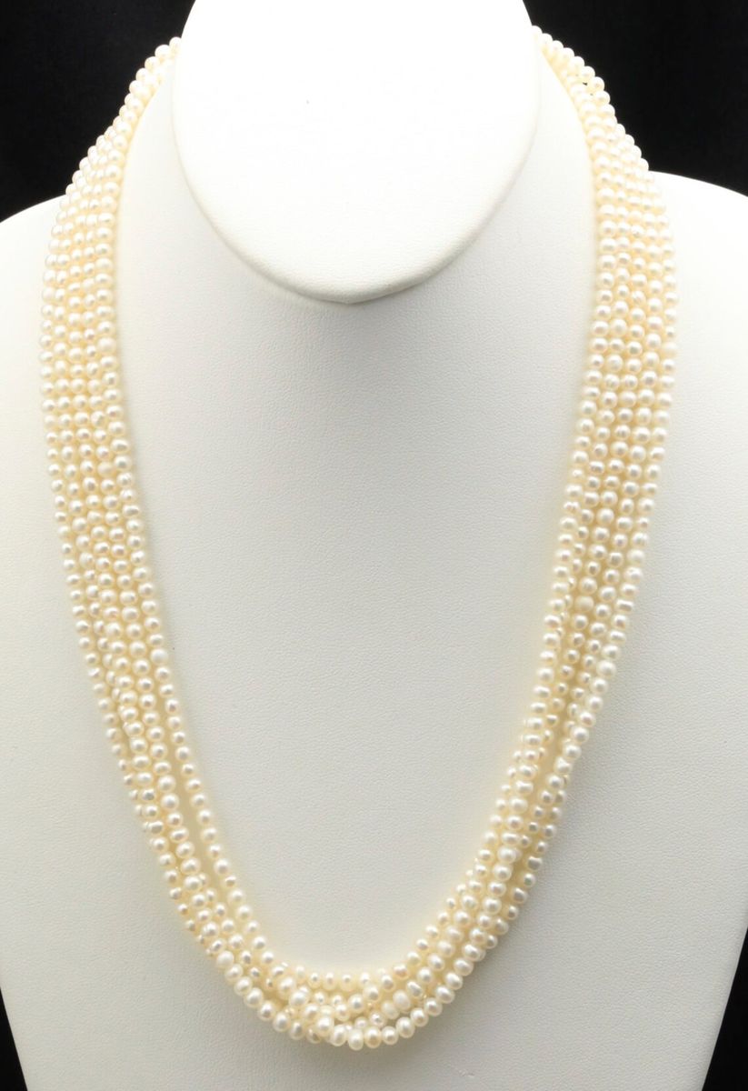 5 Strand Pearl Necklace