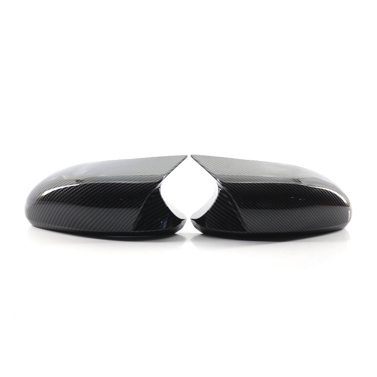Carbon Fiber Side Mirror Cover Caps Replacement For BMW E90 E91 E92 E93 PRE-LCI M3 Style