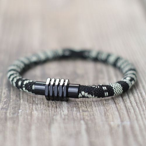 Boho Ethnic Handmade Fabric Let 6mm Width Men Women Tibet Magnetic Braclet For