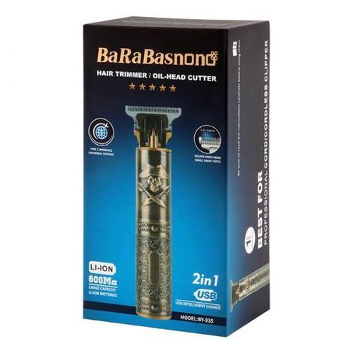 Barabasnono HAIR TRIMMER UNISEX RECHARGEABLE CLIPPER