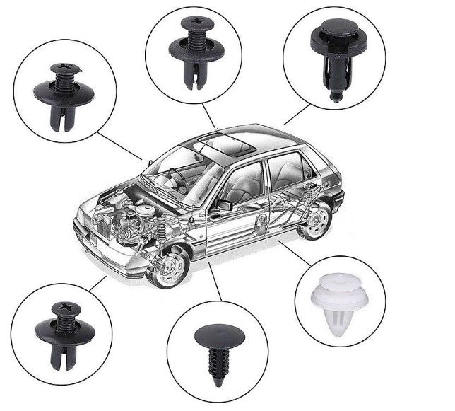 100 PCS Various Car Clips