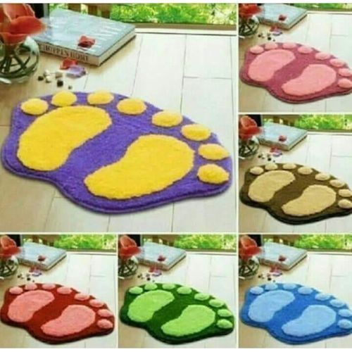 Foot Mat Big Feet Bathroom Mat - 2pcs