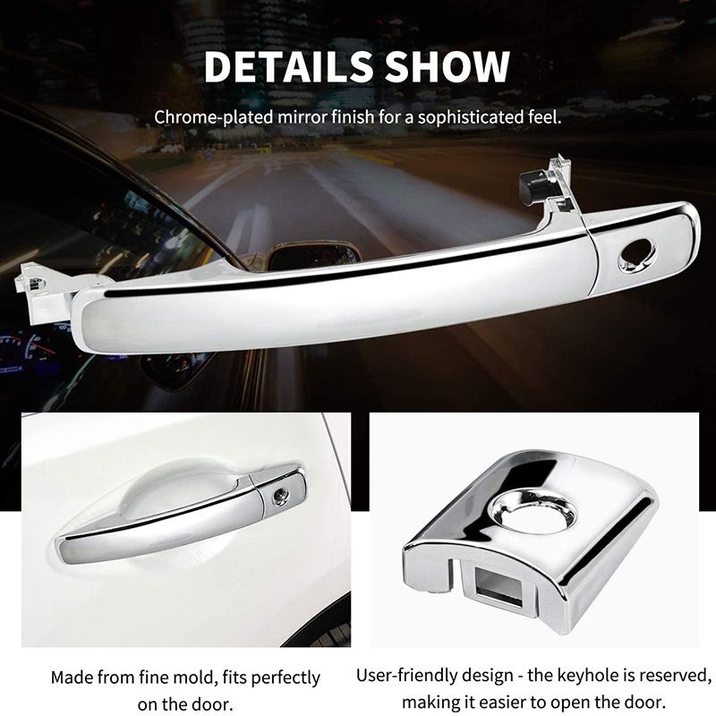 Exterior Door Handle With Keyhole For Infiniti FX35 FX45