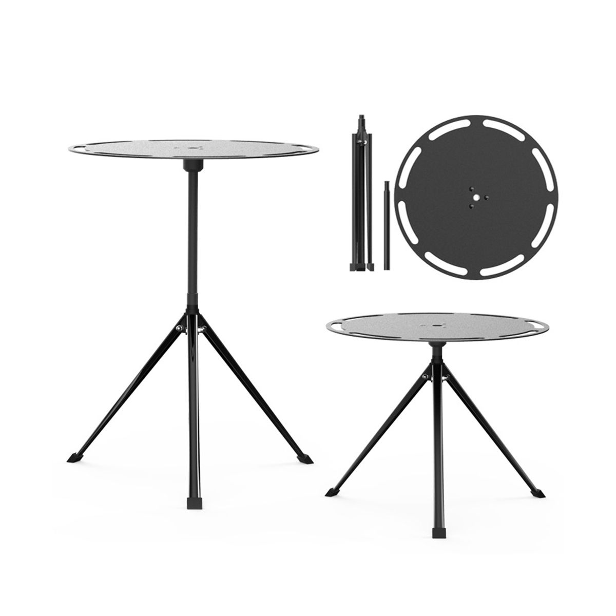Retractable Tripod Folding Table Camping Barbecue P