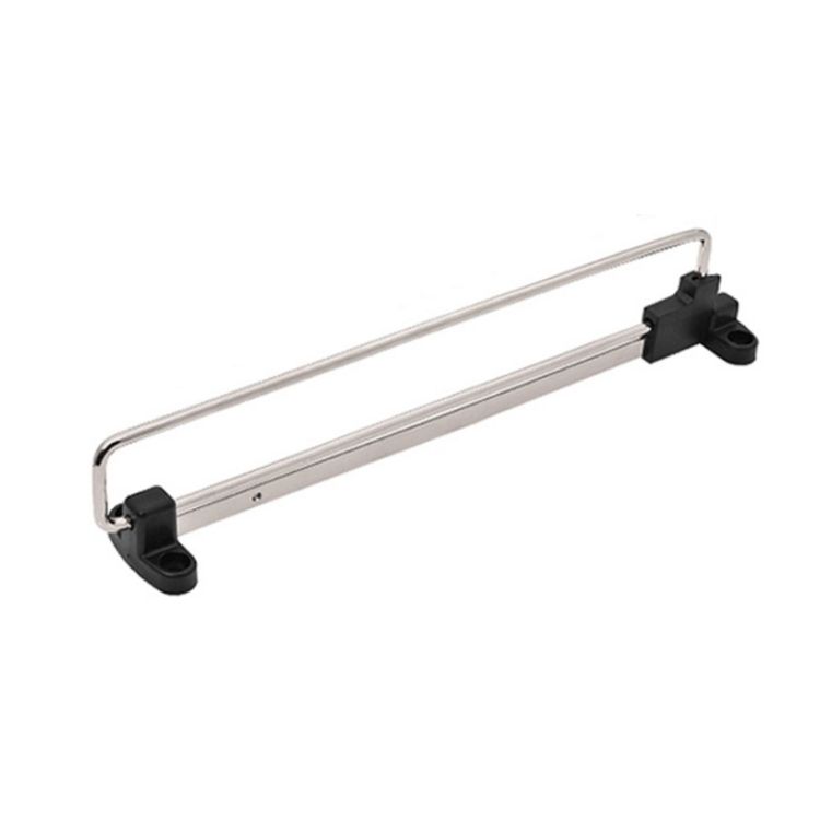Y01B Plastic Head 14 Inches Wardrobe Hanging Rod Clothes Rail