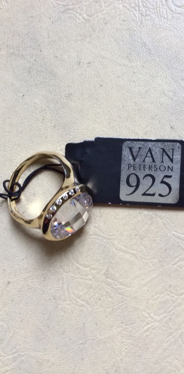 Unique 925 Large Stone Ring