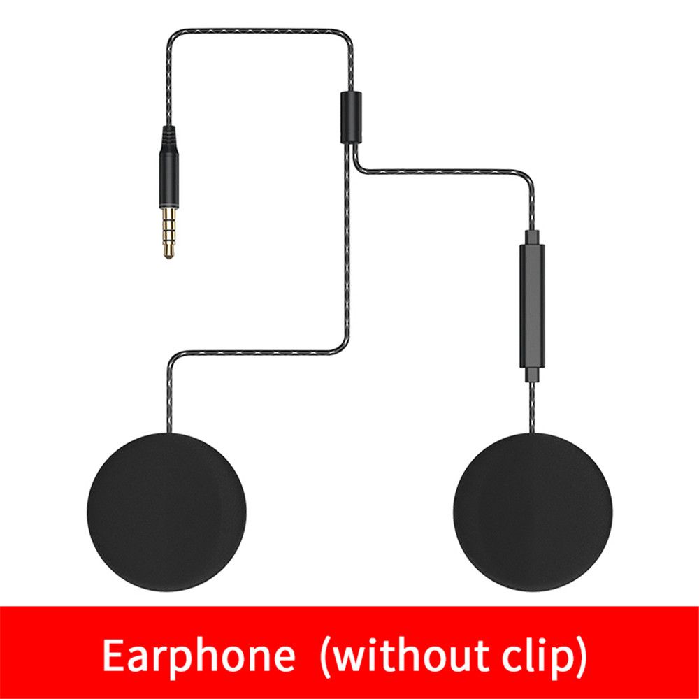 3.5mm Plug Stereo Motorcycle  Headset Wired Earphone Dual