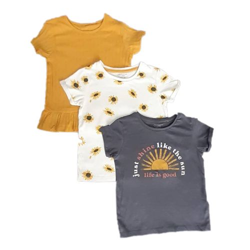 Toddler Girls Graphic Tees 3-Pack