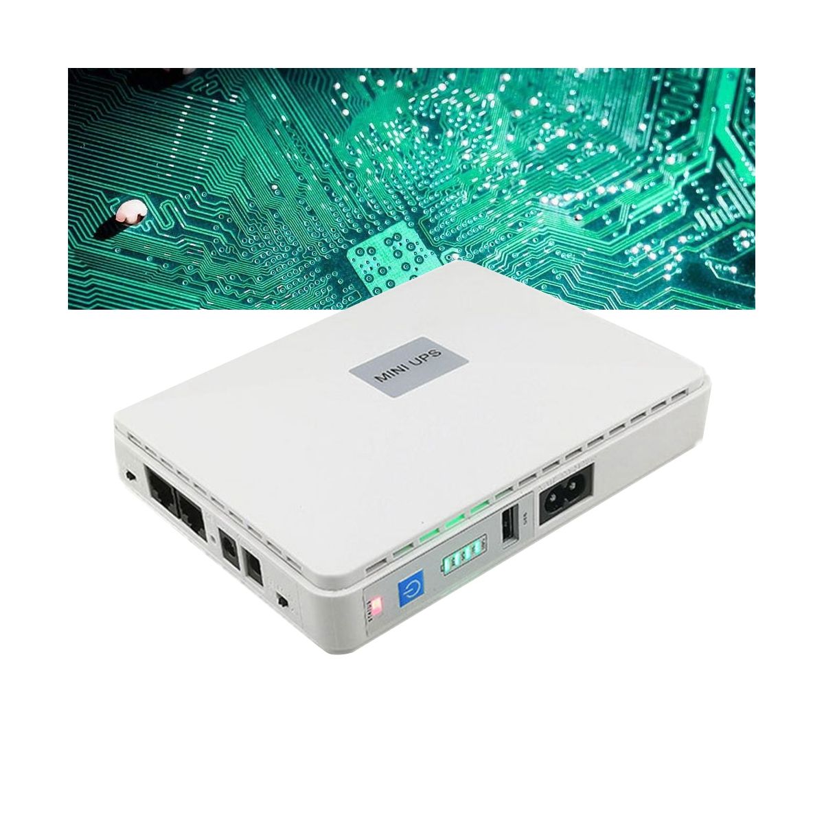 5V 9V 12V Uninterruptible Power Supply Mini UPS POE 15V 24V Battery 8800MAh for WiFi Router CCTVUS Plug