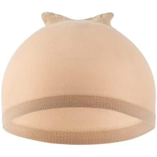 Elastic Nylon Wig Cap - 5packs - Beige