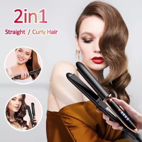 Hair Straightener With Led Light Display