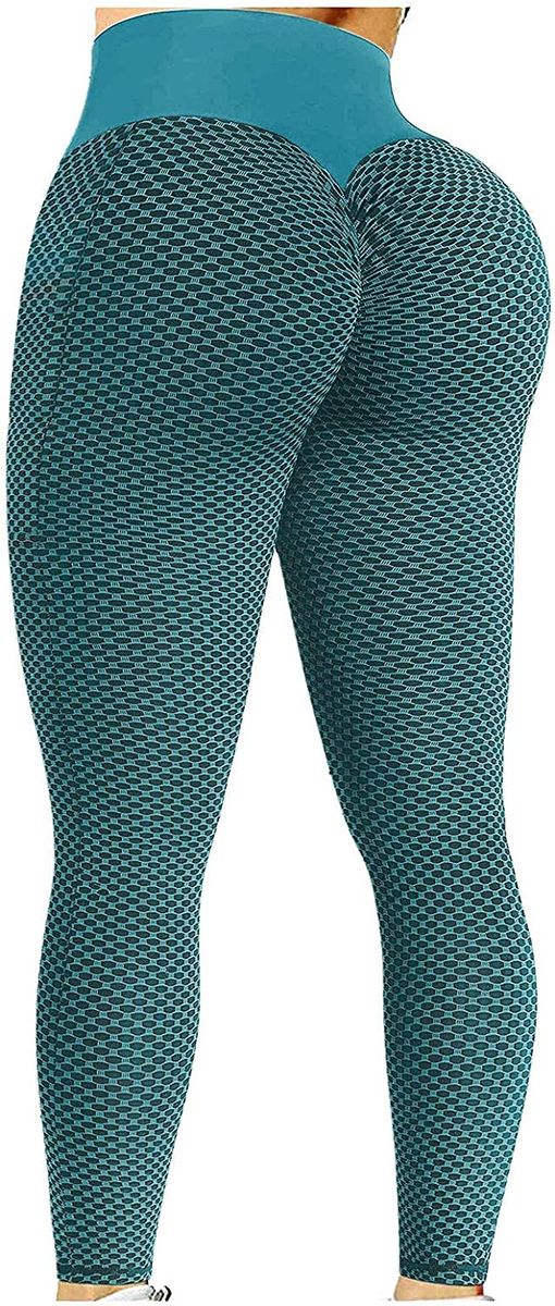 JENNIE  TIK TOK BOOTY LIFT LEGGINGS( GREEN)