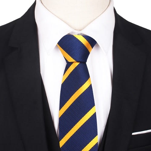 Men's Striped Neck Tie - Blue