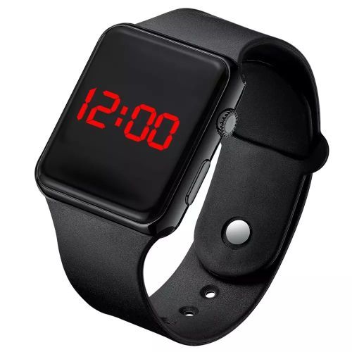 SILICONE LED DIGITAL SPORTS ELECTRONICS WRISTWATCH - UNISEX