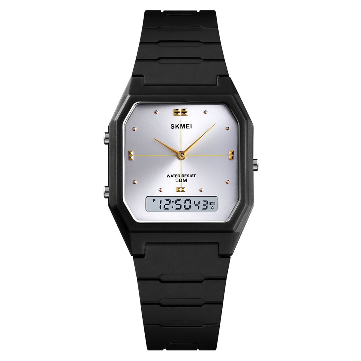 Ultrathin Digital Unisex Electronic Watch Dual Display