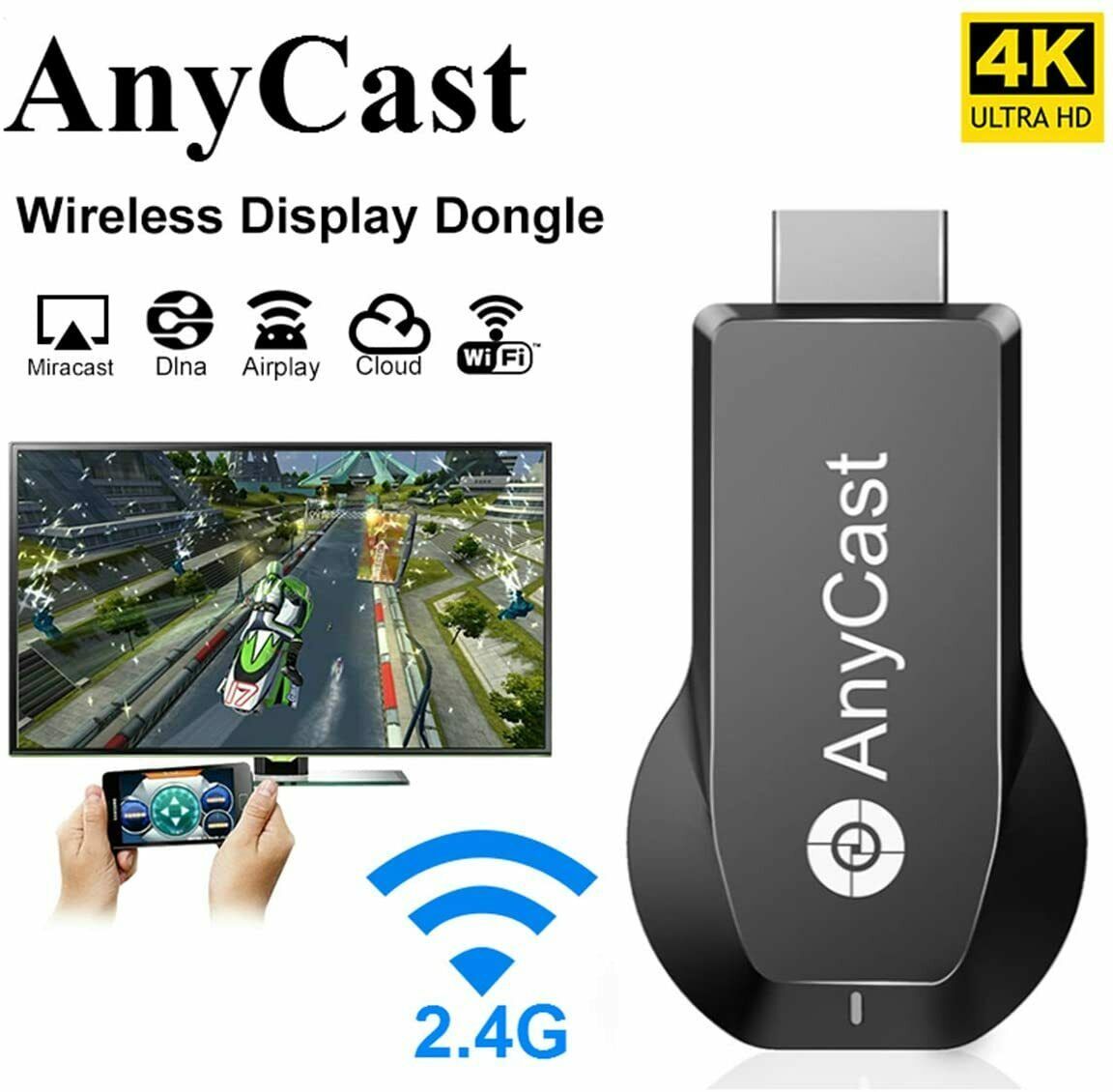 M2 Plus Wifi Dongle HDMI Mirror Screen Display Projector Amplifier Airplay TV Box Stick Chromecast