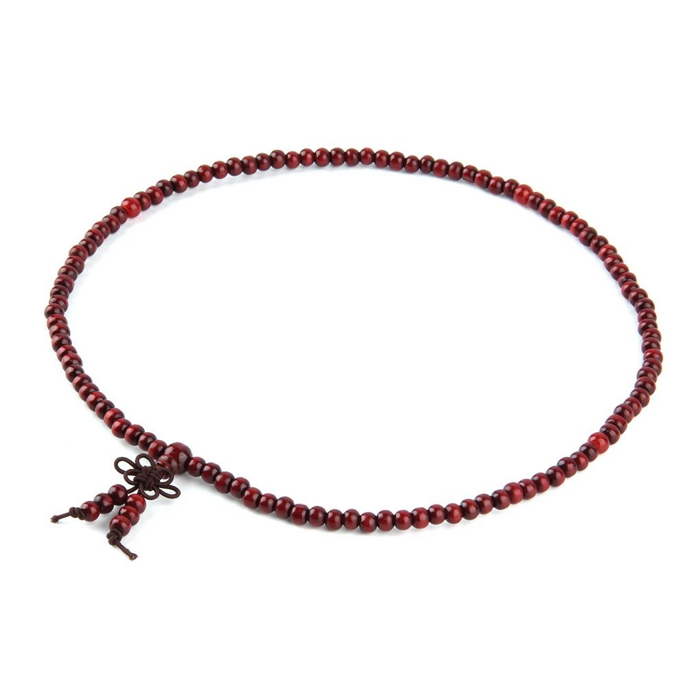 Sandalwood 6mm * 108 Buddhist Prayer Beads Mala Multi-layer Wood Bracelet