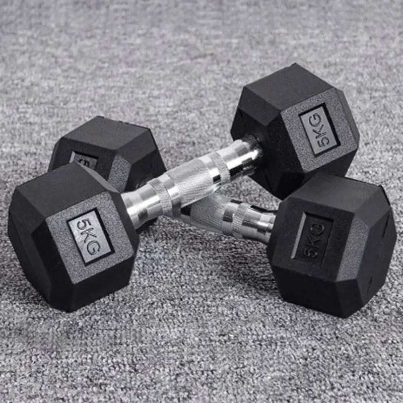 Professional 5kg(X2)  Hexagonal Dumbbell Set(10kg Total)