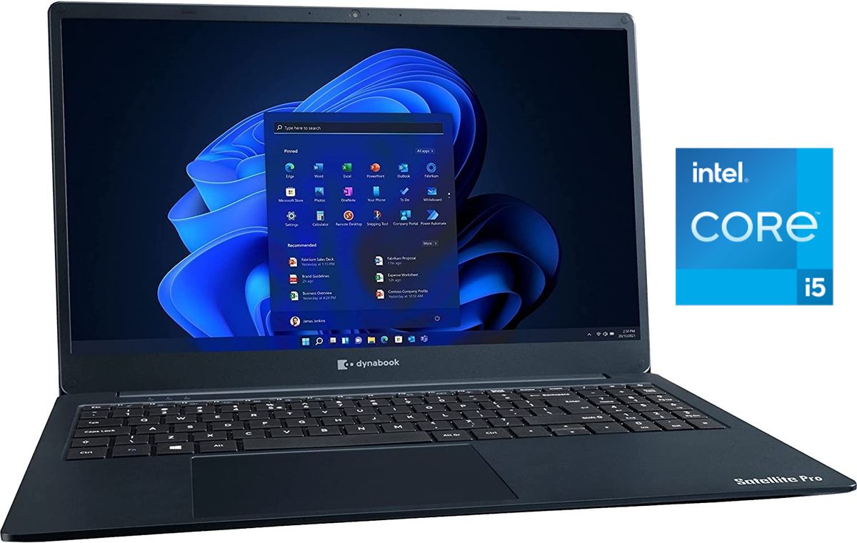 Dynabook Satellite Pro 15 11th Gen, Intel Core I5 8GB RAM, 256GB SSD, Intel Iris Xe WINS 11 + Mouse