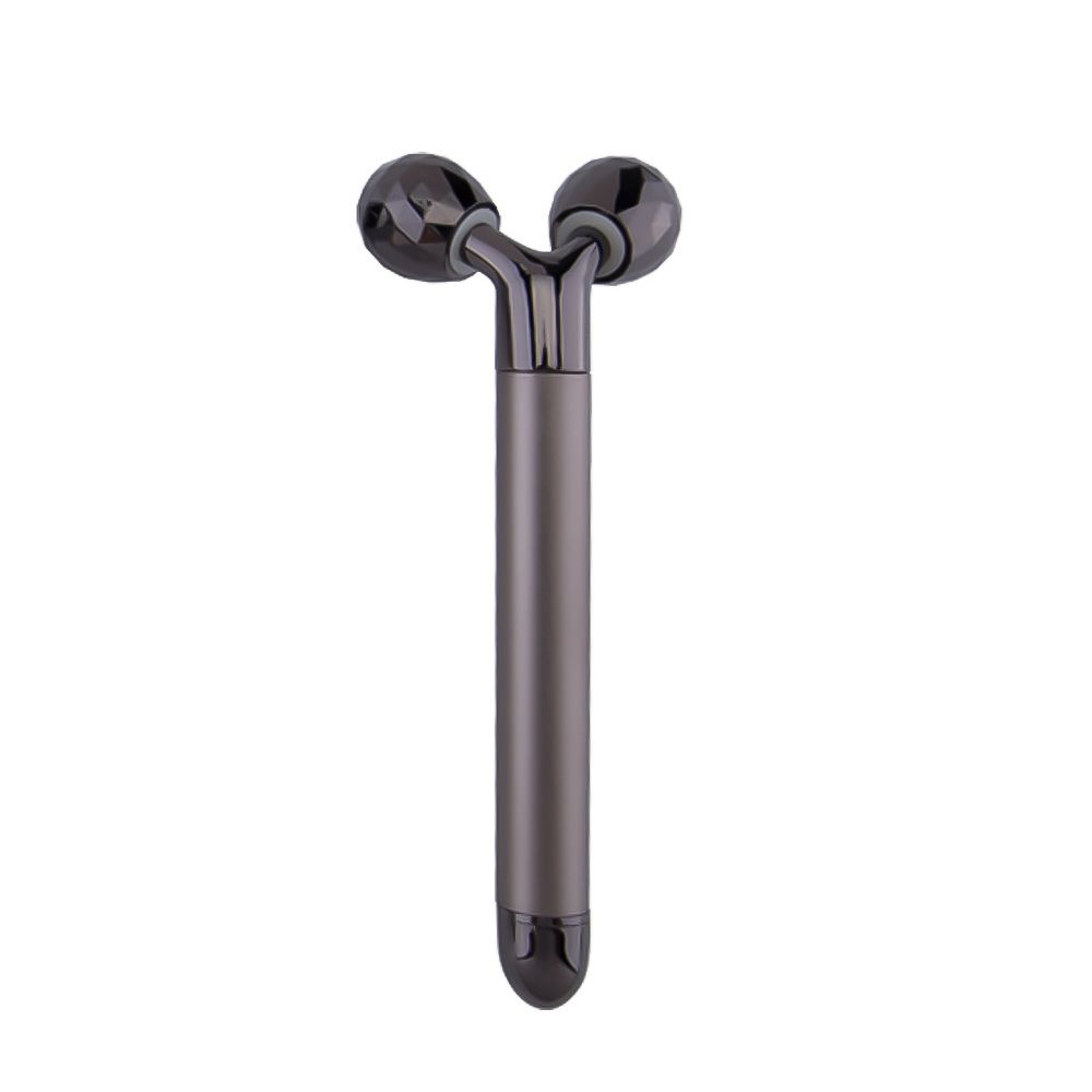 Beauty Facial Firm Double Roller Chin Tighten Massager 3D Anti Face Roller Aging Electric Reduce Bar Massager Skin Vibration