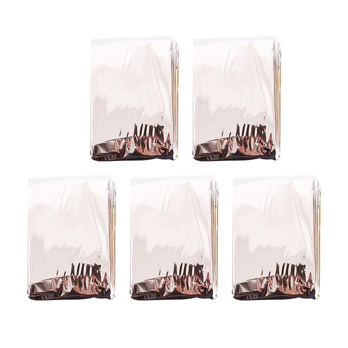 Emergency Blanket Survival Blanket Camping Tent Thermal Waterproof Outdoor Emergency Equipment 5pcs