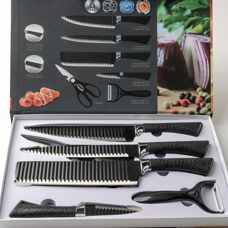 New Quality Sets Of Kitchen Knives And Kitchen Scissors