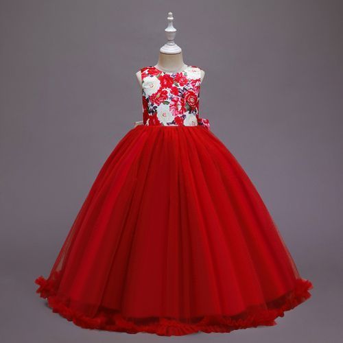 Girls Children Kids New Arrival Maxi Birthday Wedding Evening Dinner Party Princess Dress Ball Gown