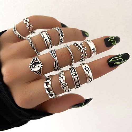 14 In 1 Set Vintage Knuckle/finger Ring