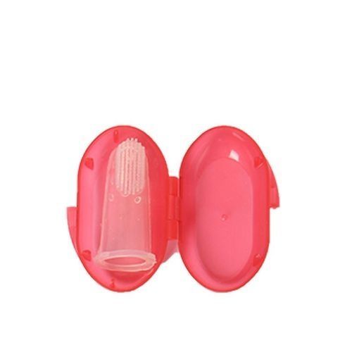Baby Finger Glove Toothbrush -- Red