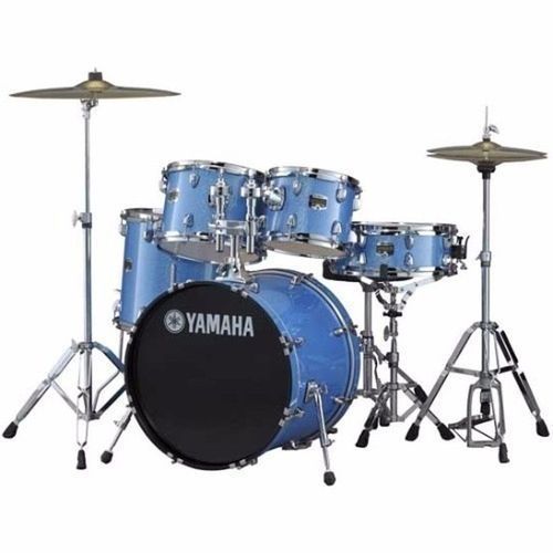 5 PC DRUMSET WITH BIG PEDAL (BLUE)