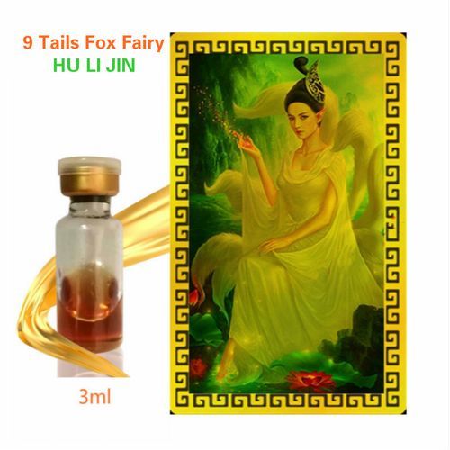 Fox Fairy Fengshui 3ml OL 8.7*5.4cm Card Luck Amulet Charms