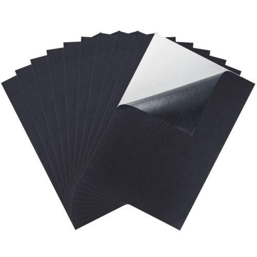 Black Adhesive Back Felt Sheets Fabric Sticky