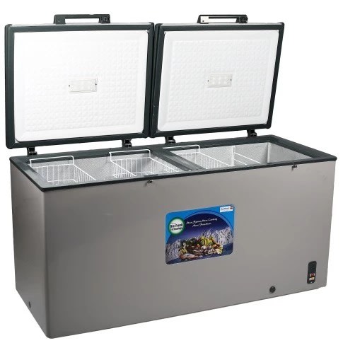 Inox Finish Chest Freezer - Sfl611- 600 Litres