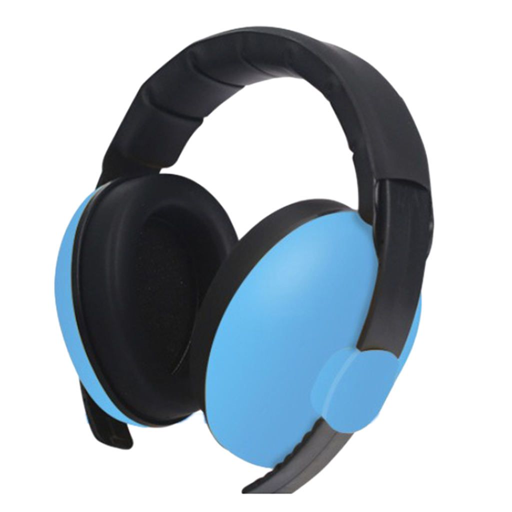 Baby Kids Anti Noise Earmuffs Ear Defenders Noise Reduction Sleep Blue