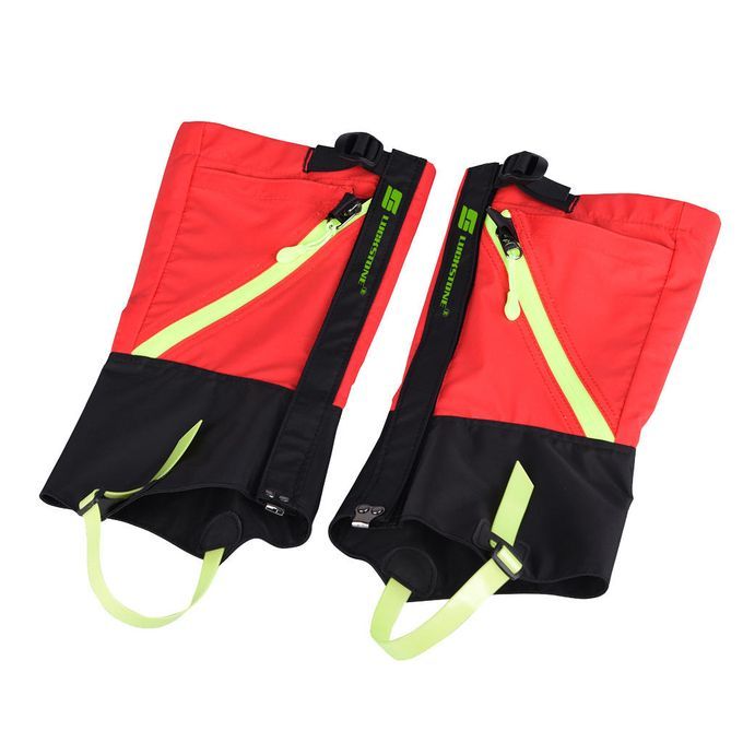 Children Kids Outdoor Ski Snow Boot Gaiters Leg Cover Waterproof Red