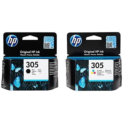 305 Black And Coloured Genuine Ink Cartridge - 3YM61AE(one Set)
