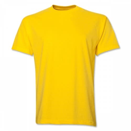 Unisex Round Neck T-shirt - Yellow