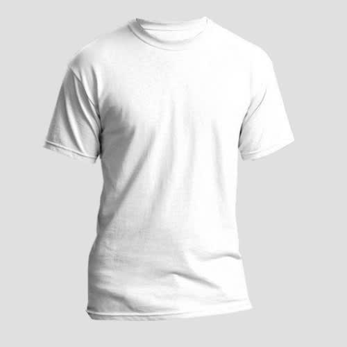 Unisex Round Neck T-shirt - White