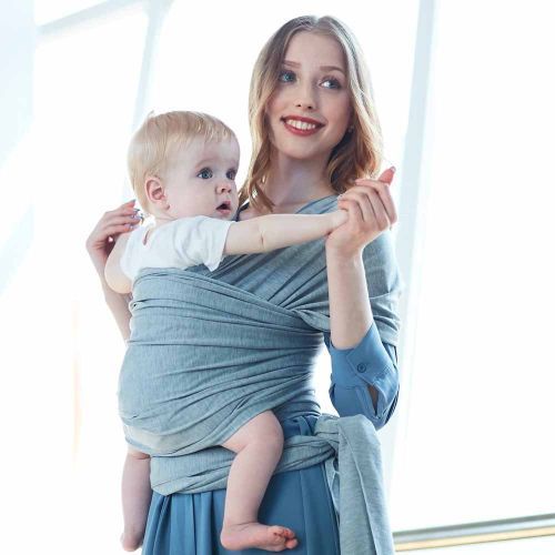 Baby Wrap Carrier  Infant  Sling  - Grey
