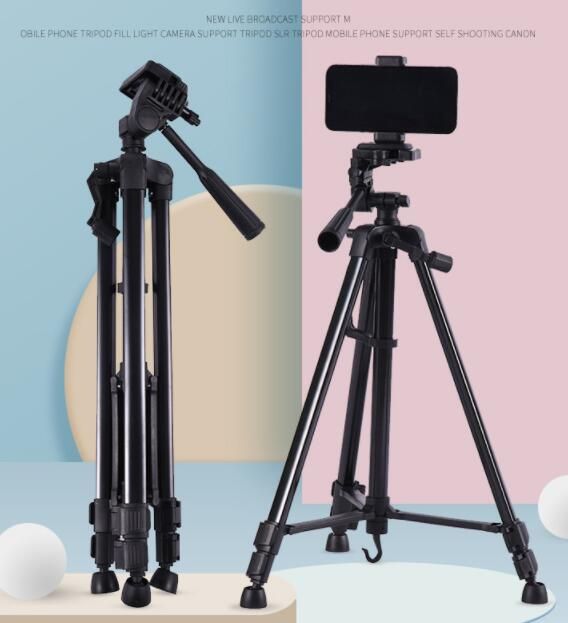 Camera Phone Live Streaming Tripod Stand DSLR Selfie Tripode Phone Holder Stand